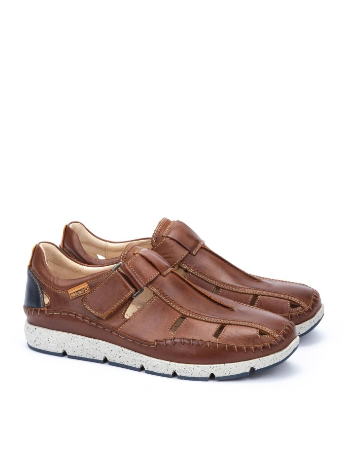 SANDALIA DE HOMBRE SEMIABIERTA PIKOLINOS FUENCARRAL M4U-0100C1 CUERO