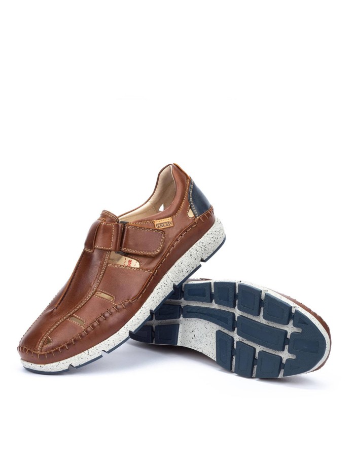 SANDALIA DE HOMBRE SEMIABIERTA PIKOLINOS FUENCARRAL M4U-0100C1 CUERO