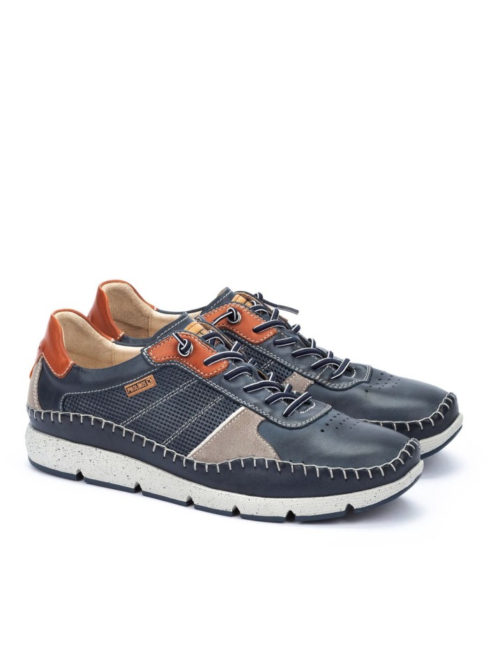 ZAPATOS DEPORTIVOS DE HOMBRE CON ELÁSTICOS PIKOLINOS FUENCARRAL M4U-6113C1 MARINO