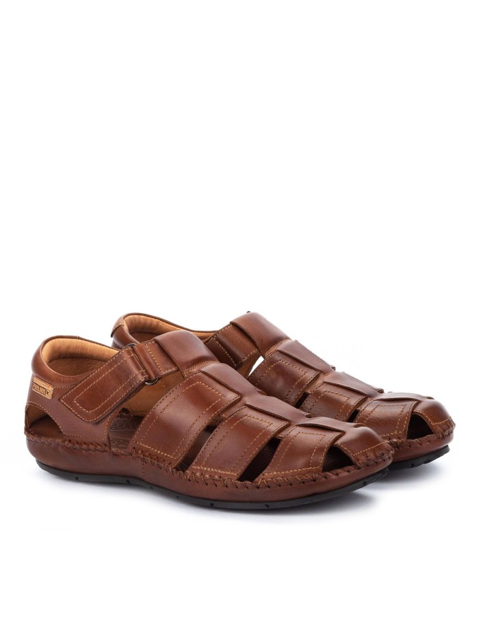 SANDALIAS DE HOMBRE CERRADAS PIKOLINOS TARIFA 06J-5433 CUERO