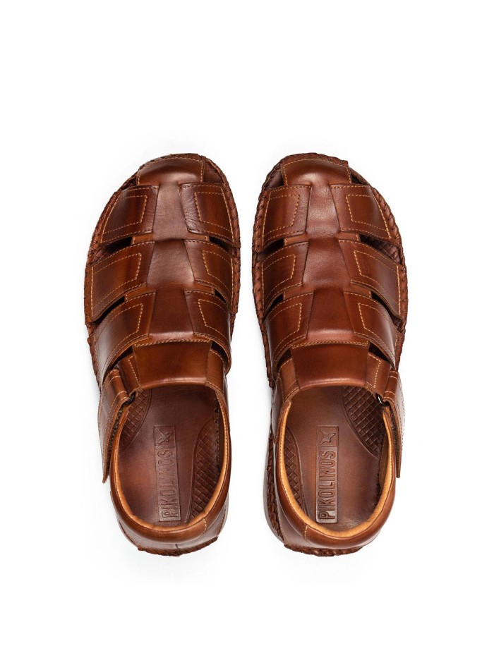 SANDALIAS DE HOMBRE CERRADAS PIKOLINOS TARIFA 06J-5433 CUERO