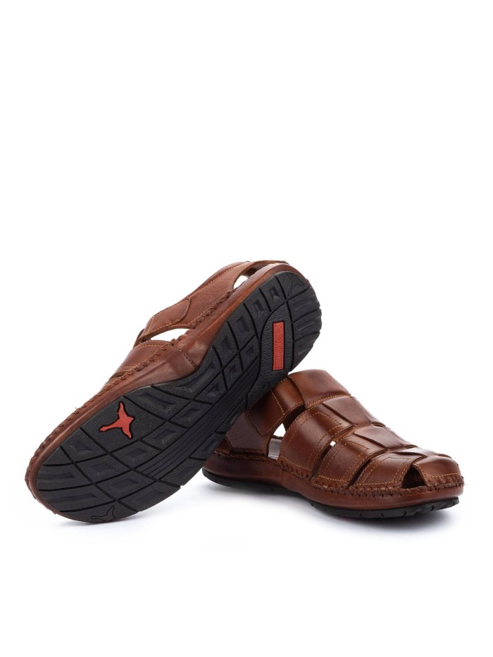 SANDALIAS DE HOMBRE CERRADAS PIKOLINOS TARIFA 06J-5433 CUERO