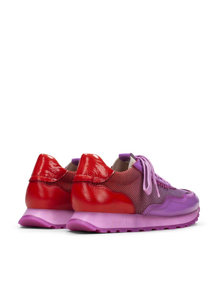 ZAPATILLAS CORDONES PARA MUJER HISPANITAS LOIRA BHV243231 FUXIA