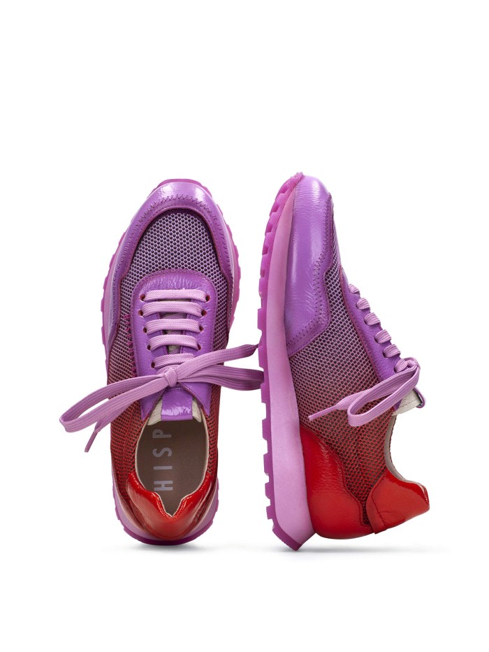 ZAPATILLAS CORDONES PARA MUJER HISPANITAS LOIRA BHV243231 FUXIA