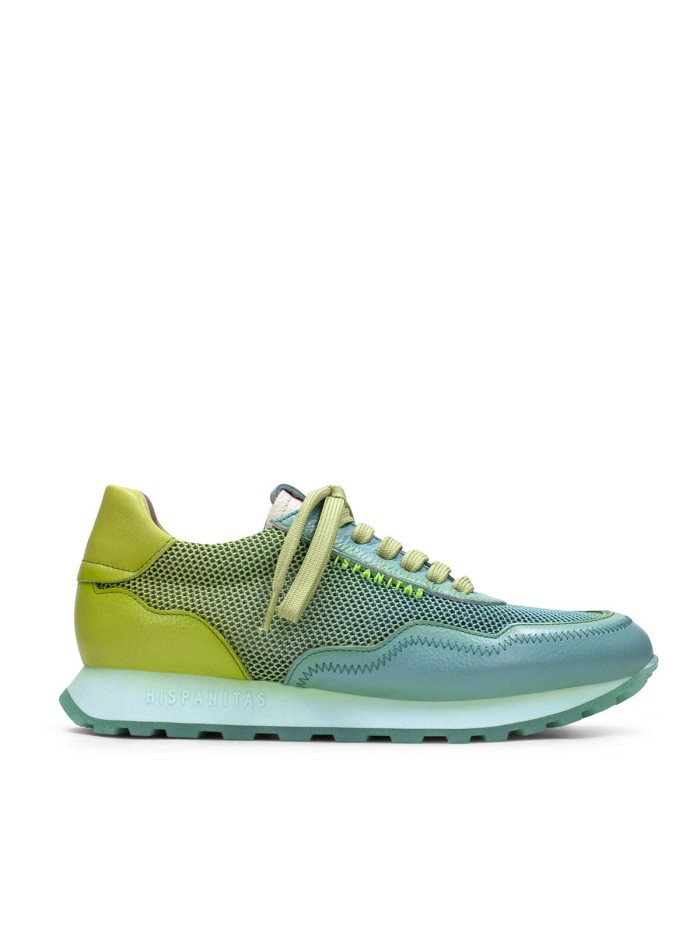 ZAPATILLAS CORDONES MUJER HISPANITAS LORA BHV243231 AGUAMARINA
