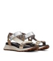SANDALIAS PLANAS CON VELCRO HISPANITAS MAUI CHV243311 BEIGE