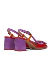 ZAPATO TACÓN DESTALONADO HISPANITAS MALTA CHV243221 FUXIA