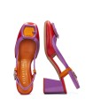ZAPATO TACÓN DESTALONADO HISPANITAS MALTA CHV243221 FUXIA