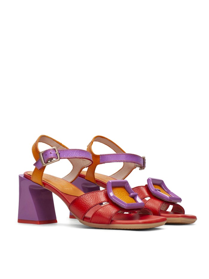 SANDALIAS DE TACÓN HISPANITAS MALLORCA CHV243272 FUXIA