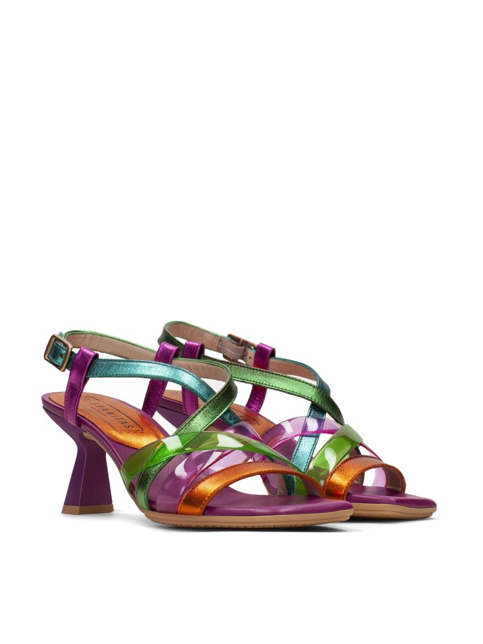 SANDALIAS DE TACÓN HISPANITAS DANIELLE CHV243292 MULTI-METAL