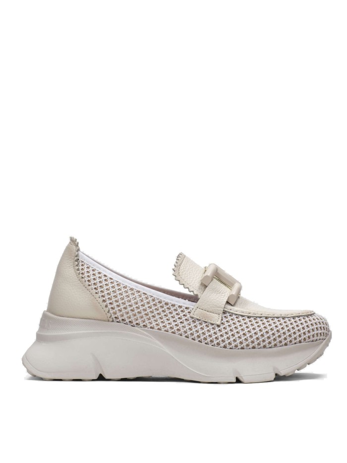 MOCASINES SPORT PARA MUJER HISPANITAS HAWAI HV243306 CREMA