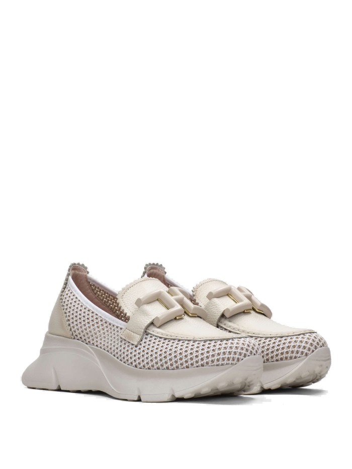 MOCASINES SPORT PARA MUJER HISPANITAS HAWAI HV243306 CREMA
