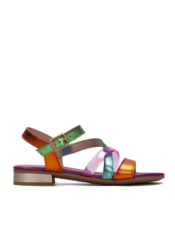 SANDALIAS DE TACÓN BAJO HISPANITAS LENA CHV243367 FUXIA