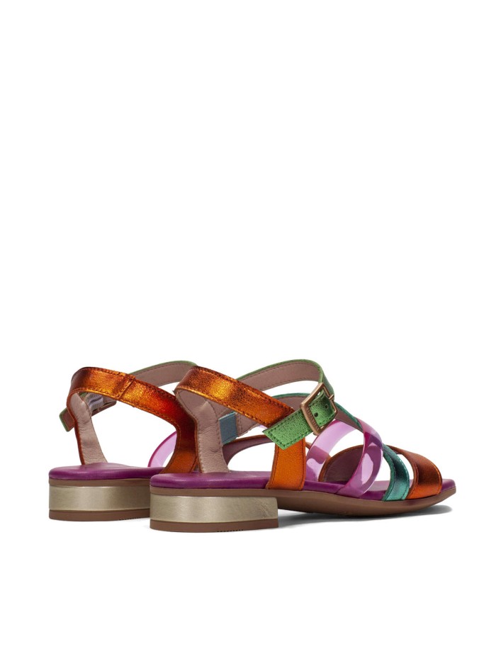SANDALIAS DE TACÓN BAJO HISPANITAS LENA CHV243367 FUXIA
