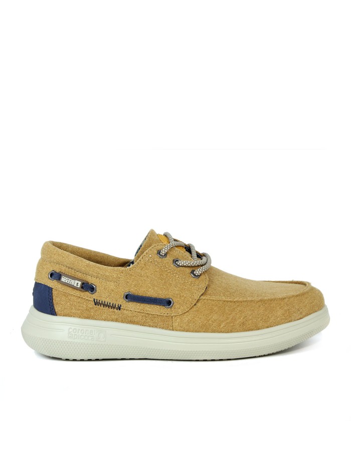 ZAPATOS DEPORTIVOS DE LONA CORONEL TAPIOCCA T-630-20 MOSTAZA