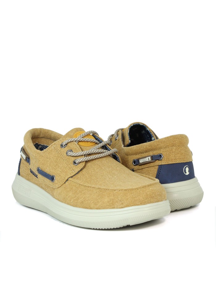 ZAPATOS DEPORTIVOS DE LONA CORONEL TAPIOCCA T-630-20 MOSTAZA
