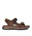 SANDALIAS CON VELCROS CORONEL TAPIOCCA T-612-17 MARRÓN