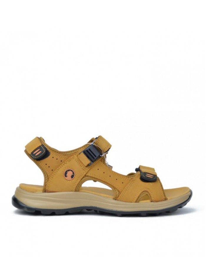 SANDALIAS CON VELCROS CORONEL TAPIOCCA T-612-10 MOSTAZA