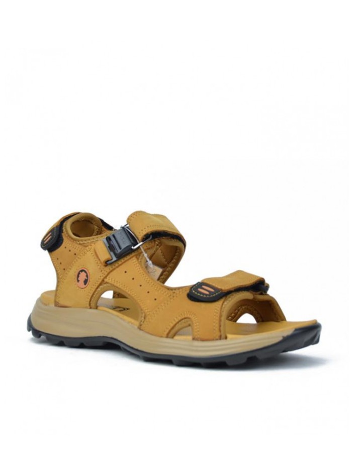 SANDALIAS CON VELCROS CORONEL TAPIOCCA T-612-10 MOSTAZA
