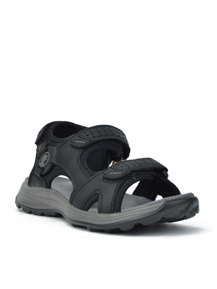 SANDALIAS DE PIEL PARA CABALLERO CORONEL TAPIOCCA T-610-1 NEGRO