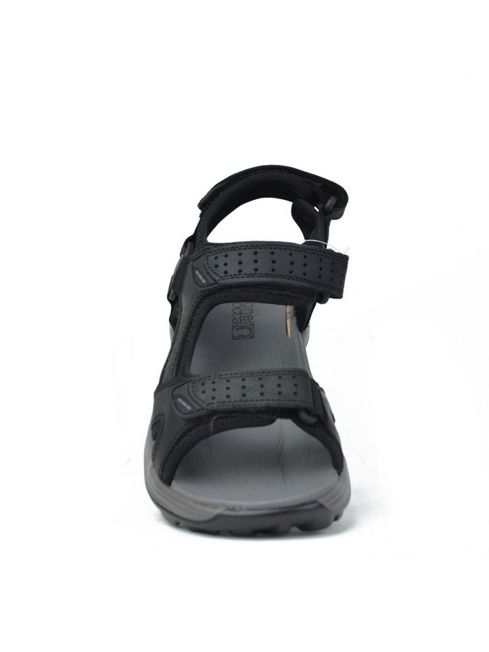 SANDALIAS DE PIEL PARA CABALLERO CORONEL TAPIOCCA T-610-1 NEGRO