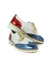 ZAPATOS DE CORDONES METALIZADOS APLAUSO SPIGA MULTI