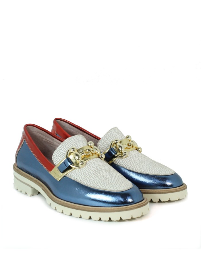 MOCASINES DE MUJER METALIZADOS APLAUSO NOELIA MULTI