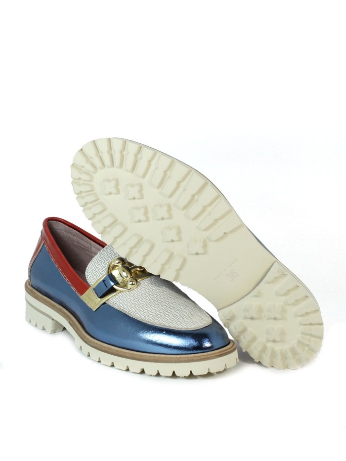 MOCASINES DE MUJER METALIZADOS APLAUSO NOELIA MULTI