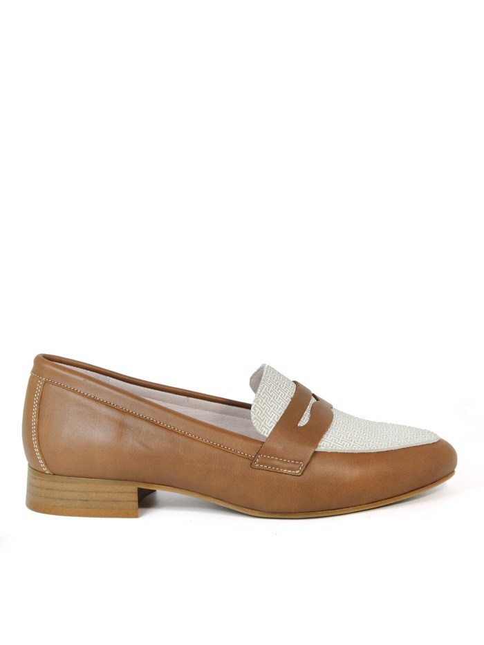 MOCASINES CON ANTIFAZ DE MUJER APLAUSO LORENA CUERO