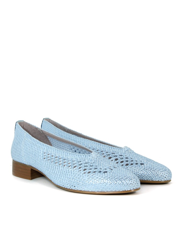 BAILARINA PUNTA AFILADA TEJIDA APLAUSO 173 AZUL