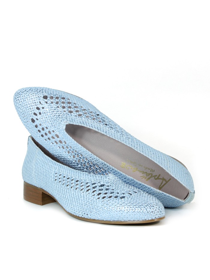 BAILARINA PUNTA AFILADA TEJIDA APLAUSO 173 AZUL