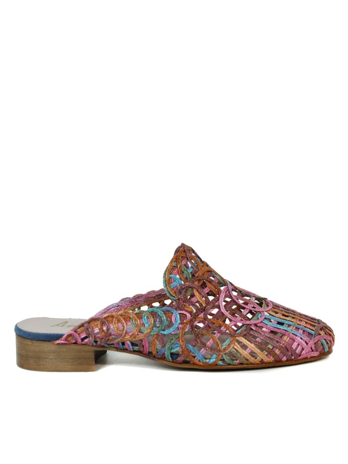ZAPATO TIPO MULE DE MUJER APLAUSO 1566 FUXIA
