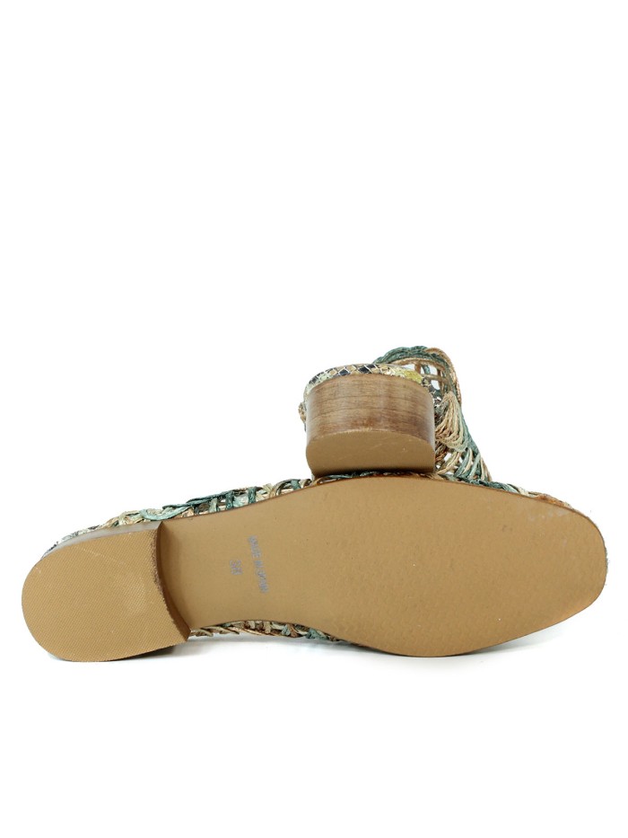 ZAPATOS MULE DE MUJER APLAUSO 1566 VERDE