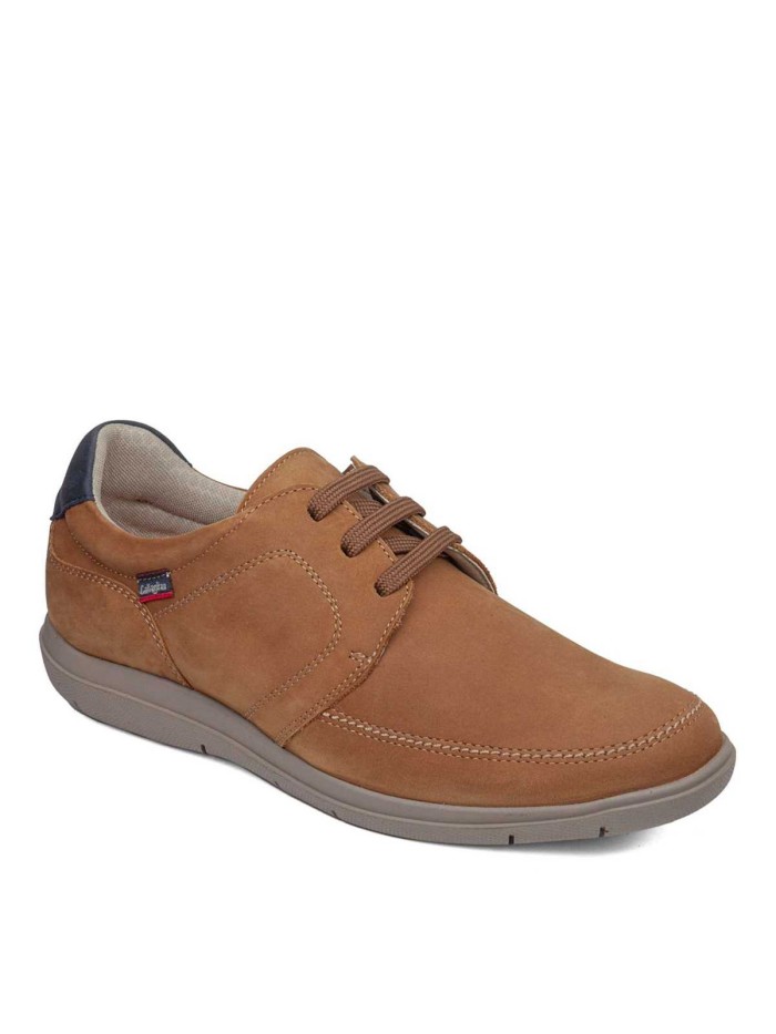 ZAPATOS CASUAL CON CORDONES CALLAGHAN DUNA 46804 CUERO