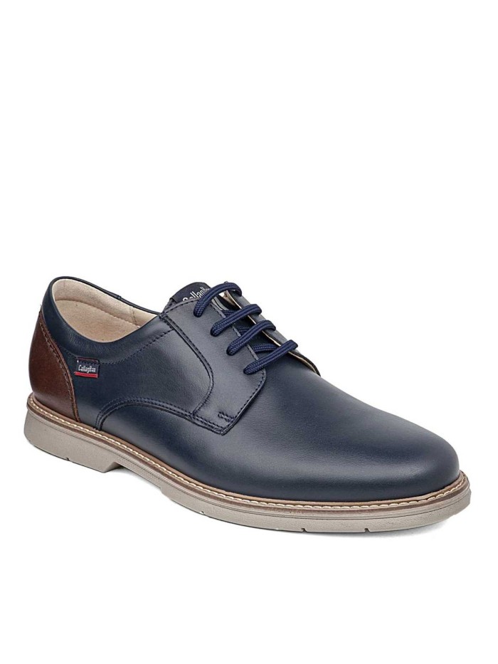 ZAPATOS DE PIEL CON CORDONES CALLAGHAN UPAM 46700 MARINO