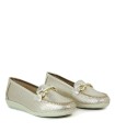 MOCASINES METALIZADOS MUJER 24HRS ADRIAMET 25972 ORO