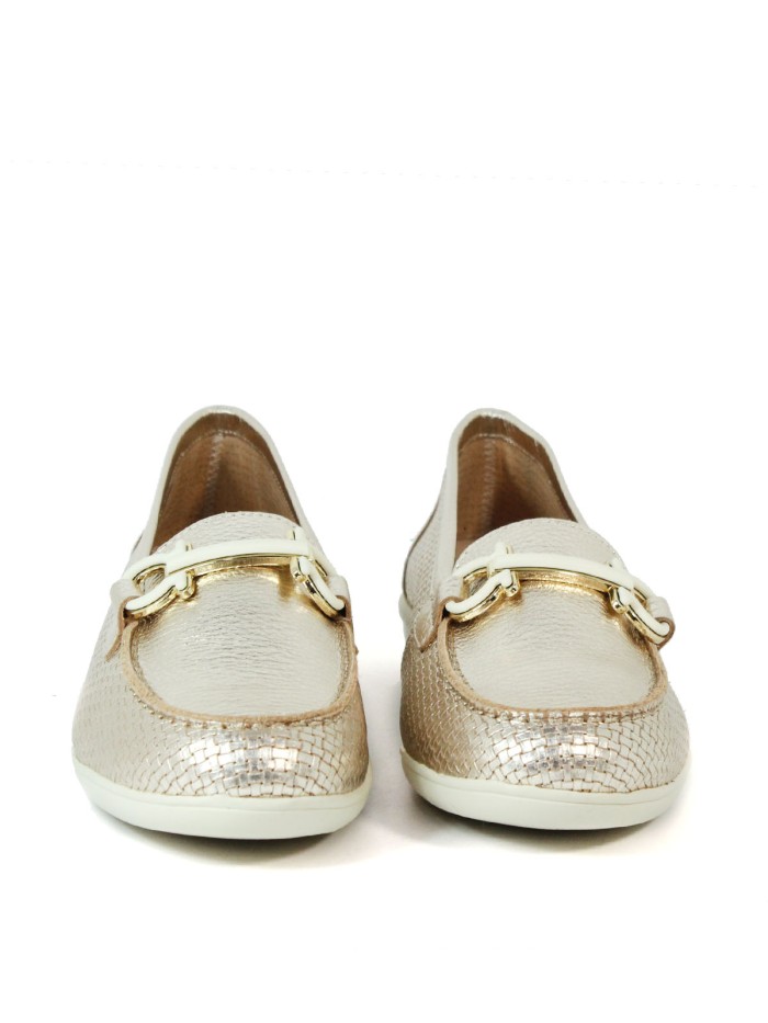 MOCASINES METALIZADOS MUJER 24HRS ADRIAMET 25972 ORO
