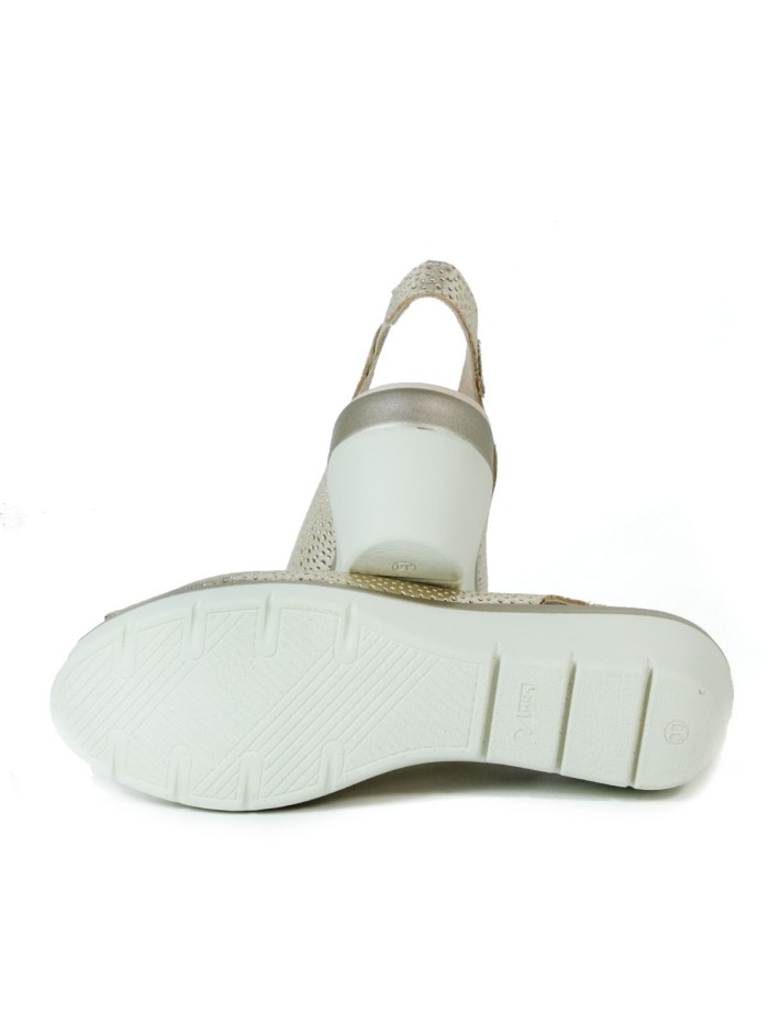 SANDALIAS CUÑA CONFORT 24HRS ADRIAMET 25955 ORO
