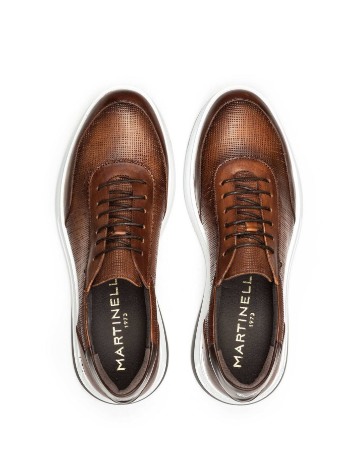 ZAPATOS DEPORTIVOS CON CORDONES MARTINELLI WALDEN 1606-2734L CAFÉ