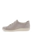 ZAPATILLAS LIGERAS DE PIEL ECCO 206503 GRIS/ROSA
