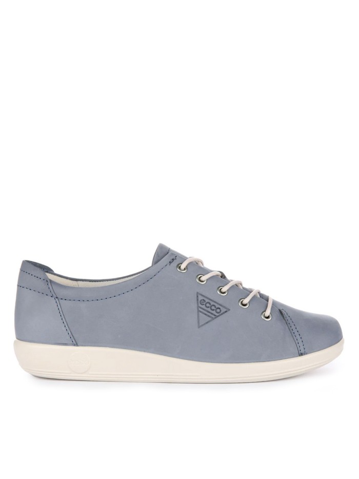ZAPATILLAS DE PIEL LIGERAS PARA MUJER ECCO 206503 AZUL