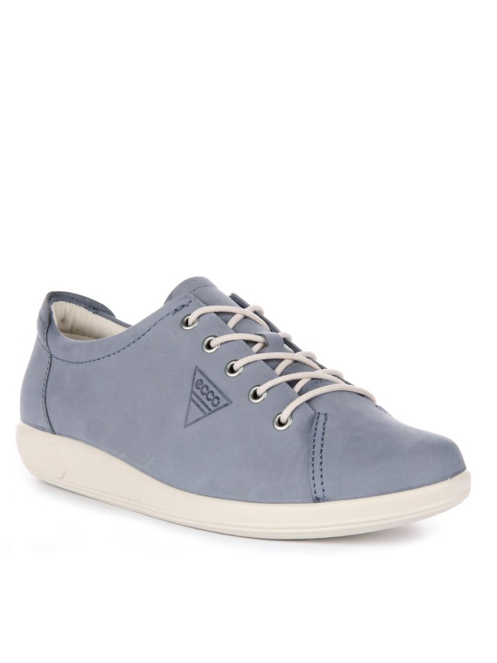ZAPATILLAS DE PIEL LIGERAS PARA MUJER ECCO 206503 AZUL