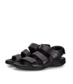 SANDALIAS PLANAS DE PIEL ECCO FLASH 243943 NEGRO