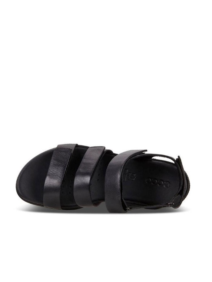 SANDALIAS PLANAS DE PIEL ECCO FLASH 243943 NEGRO