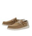 ZAPATO WALLABE DE LONA HEY DUDE WALLY BREAK STICH MOSTAZA