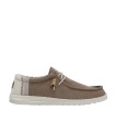 ZAPATOS WALLABE DE LONA HEY DUDE WALLY BREAK STICH MARRÓN