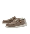 ZAPATOS WALLABE DE LONA HEY DUDE WALLY BREAK STICH MARRÓN