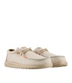 ZAPATOS WALLABE TEJIDOS DUDE WALLY COASTLINE JUTE PLATA