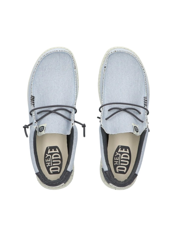 ZAPATOS WALLABE TEJIDOS DUDE WALLY COASTLINE JUTE AZUL