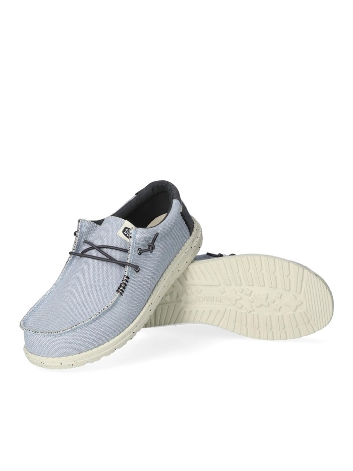 ZAPATOS WALLABE TEJIDOS DUDE WALLY COASTLINE JUTE AZUL